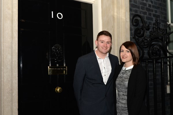 St Neots couple's big night out at No 10!